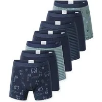 Schiesser Trunk 955 (7-St) Unterhose, Unterwäsche, Boxer Trunk