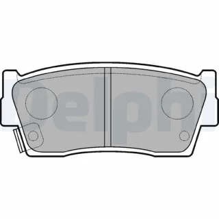 Delphi Bremsbel?ge vorne Suzuki Grand Vitara X-90