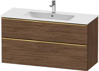 Duravit D-Neo Waschtischunterbau wandhängend Nussbaum dunkel Matt 1210x462x625 mm - DE4364034210000 DE4364034210000