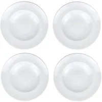 Retsch Arzberg Pastateller Porzellan weiß Ø 30cm Set, (4 St), Premium Porzellan, "Made in Europe"