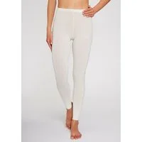 Lavana Strickstrumpfleggings Baumwoll Strumpfhose ohne Fuß, Uni Farben Thermosan, fein gestrickt, weich und elastisch