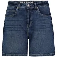 SUBLEVEL Shorts Damen Jeans Bermudas kurze Hose Baumwolle Sommer Stoff Denim Bermuda mit Stretchkomfort, mit Gürtel