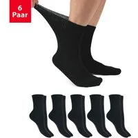 Footstar Gesundheitssocken Gesundheits Diabetiker Socken für Damen & Herren (6 Paar)