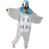 Corimori Partyanzug Onesie Ganzkörper Kostüm für Erwachsene, Tauben-Kostüm Damen Herren Karneval Tier-Kostüme Taube,XL