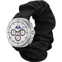 kwmobile Smartwatch-Armband Ersatz Armband für Samsung Galaxy Watch 8 / Galaxy Watch 8 Classic, Smartwatch Scrunchie Strap Schwarz