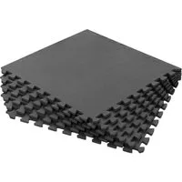 REBEL Fitnessmatte ACTIVE Matte für Fitnessgeräte im Fitnessstudio 180 x 120 cm, 6 Puzzleteile