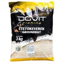 DOVIT FISHING Kunstköder 3kg Grundfutter Fermentierter Mais - Karpfenfutter Lockfutter Feeder, Für Karpfen, Brassen, Schleien, Rotaugen, Karausche, Graskarpfen