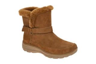 Skechers 168051 CSNT Damen Stiefeletten chestnut, wasserabweisendes Echtleder