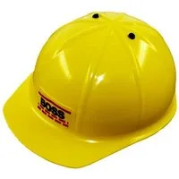 Metamorph Kostüm Bauarbeiter Helm, Robuster Helm für 'Boss der Baumeister'