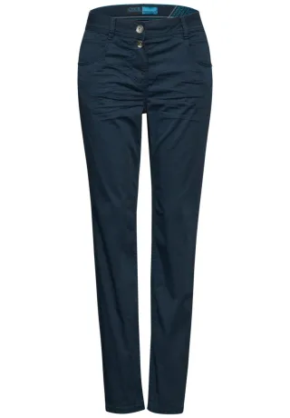 Cecil - Hose im Casual Fit blau - Gr. - 30