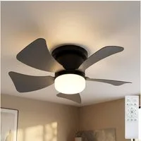 GLOBO LIGHTING Deckenventilator, Deckenventilator Deckenlampe Fernbedienung grau Timer CCT LED