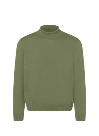 MAERZ Muenchen - Pullover Rollkragen 1/1 Arm green hummus - Gr. - 58