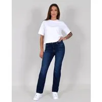 ESRA Straight-Jeans Damen Stretch-Jeans Premium Baumwolle Jeanshose Damen Straight Fit G14 Straight Jeans Damen High Waist Stretch Jeans Damen Regular Hose