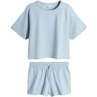 The Set T-Shirt & Shorts The Set Raglan-T-Shirt und Sweatshorts, 2er Set (2-tlg)