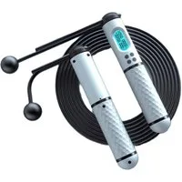 Sport-Knight® Springseil Schnurloses Springseil 2in1, mit Zähler & LCD Display, 300cm Länge