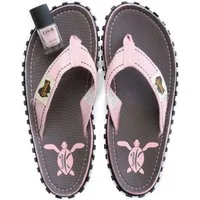 Gumbies Set - TURTLE mit dem Nagellack Pale Rose T-Strap-Zehentrenner Hergestellt aus recycelten Materialien