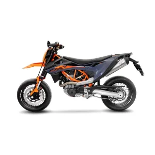Sport Auspuff LeoVince LV One EVO Edelstahl KTM 690 SMC R / Enduro R Bj.2019-2024 EURO4/EURO5 +ABE