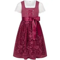 Nübler Dirndl Kinderdirndl Gundi in Beere von Nübler - Rocklänge knielang