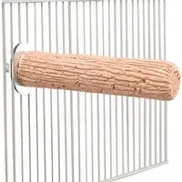 MANU Vogelspielplatz Manu Relax Perch fressbare Sitzstange aus gesunder Lehmerde, für alle Kanarien & Wellensittiche, 12 x 2 x 2 cm