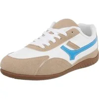 Ital-Design Moderne Damen Sneakers mit Komfort für Alltag und Freizeit Sneaker (90033120) Flach Sneakers Low in Hellbraun