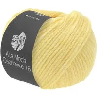 LANA GROSSA ALTA MODA CASHMERE 16 Häkelwolle, 110 m (supersoftes Kettengarn aus extrafeiner Merinowolle mit Kaschmir), 50 g