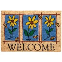 Betz Kokosmatte Kokosmatte Fußmatte Schmutzfangmatte WELCOME Größe 40x60cm