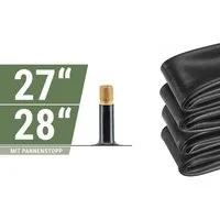 Prophete Fahrradschlauch Fahrradschlauch Ersatzschlauch Autoventil pannenstopp 28x1,10-1,6 0140, (1-St), Pannenstopp