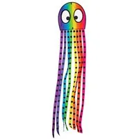 Wolkenstürmer Flug-Drache Olli Octopus Kinderdrachen - Oktopus Flugddrachen, Kraken Design, (Oktopus Flugdrachen für Kinder (regenbogen) mit 40m Drachenschnur, 1-tlg), Kinderdrachen Olli Oktopus ab 3 Jahre (regenbogen)