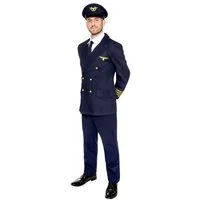 Maskworld Kostüm Pilot Uniform - Karneval Faschingskostüm Herren, Zu Höherem berufen: Pilotenkostüm von MASKWORLD