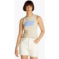 Tommy Jeans Tanktop TJW SLIM SH TJ BUBBLE TANK mit Logodruck