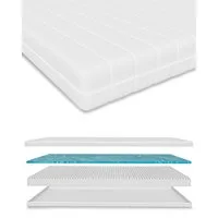 Gelschaummatratze Gelschaummatratze Höhe 15cm, Härtegrad H2/H3, Allergikerfreundlich, Schlaftroll, 15 cm hoch, 90x200cm, 140x200cm und weiteren Größen erhältlich