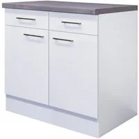 Flex-Well Unterschrank Kopenhagen (B x H x T) 80 x 86 x 60 cm, für viel Stauraum
