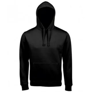 SOLS Unisex-Erwachsene Spencer Sweatshirt mit Kapuze (Schwarz)