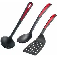 WESTMARK Kochbesteck-Set 3tlg., Je 1x Pfannenwender, Brat- u. Gemüselöffel + Suppenkelle, Galla