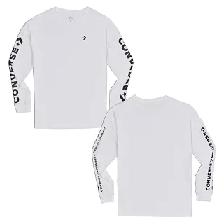 Converse Star Chevron T-Shirt Wordmark LS Long Sleeve Herren weiss