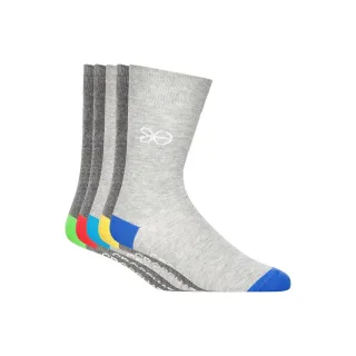 Crosshatch - "Posical" Socken für Herren(5er-Pack) (Grau/Bunt)