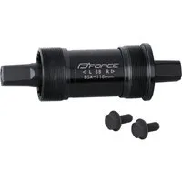 FORCE Fahrradkurbel Force 4-Kant Stahl Tretlager mit BSA Gewinde Länge 118 mm