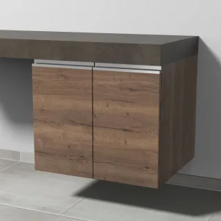 Sanipa Anbau-/Solitärschrank 2morrow (L2392) 510x600x520 Eiche-Tabak, L239250 L239250