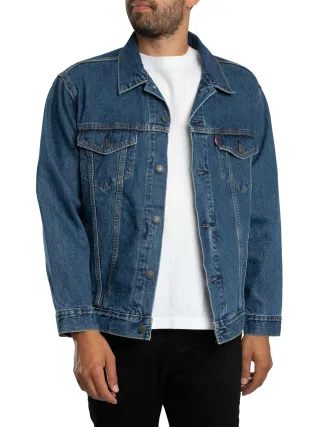 Levi's Truckerjacke Mit Lässiger Passform, Blau