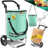 KESSER Einkaufstrolley, klappbar mit 56L Kapazität und belastbar bis 50 kg