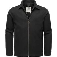 Ragwear Outdoorjacke Azzte Felt stylische Herren Hemdjacke in Woll-Optik