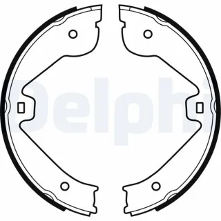 Delphi Bremsbacken hinten Audi Land Rover Mercedes Porsche VW