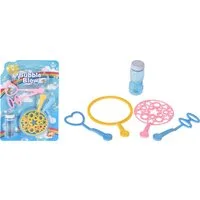 Koopman Seifenblasenspielzeug Seifenblasen Kinderspielzeug Kinder Spielset, 5tlg, Inkl. 50ml Lauge, diverse Pusteformen, Gartenset, Spielzeug
