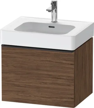 Duravit D-Neo Waschtischunterbau wandhängend Nussbaum dunkel Matt 584x452x440 mm - DE42760BD210000 DE42760BD210000