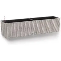 Lechuza® Balkonkasten Balkonkasten Balconera Cottage 80 sandbraun