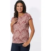 Sieh an! T-Shirt Rundhals-Shirt Extra kurz