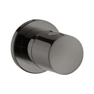 hansgrohe Axor Uno Fertigmontageset 38976330 Unterputz-Absperrventil, polished black chrome