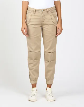 GANG Damen Hosen 94GERDA CARGO- relaxed fit Hose noisette