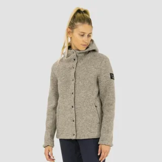 SALEWA - Sarner Undyed Wool Kapuzenjacke Damen - Beige (Gr.32)