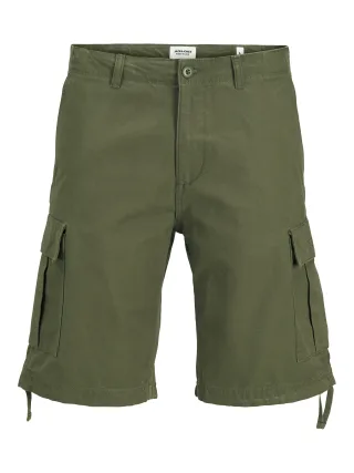 JACK&JONES - JPSTCOLE BARKLEY CARGO SHORTS MID SN olive night - Gr. - M